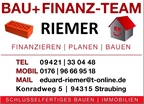 Bau + Finanz - Team Eduard Riemer